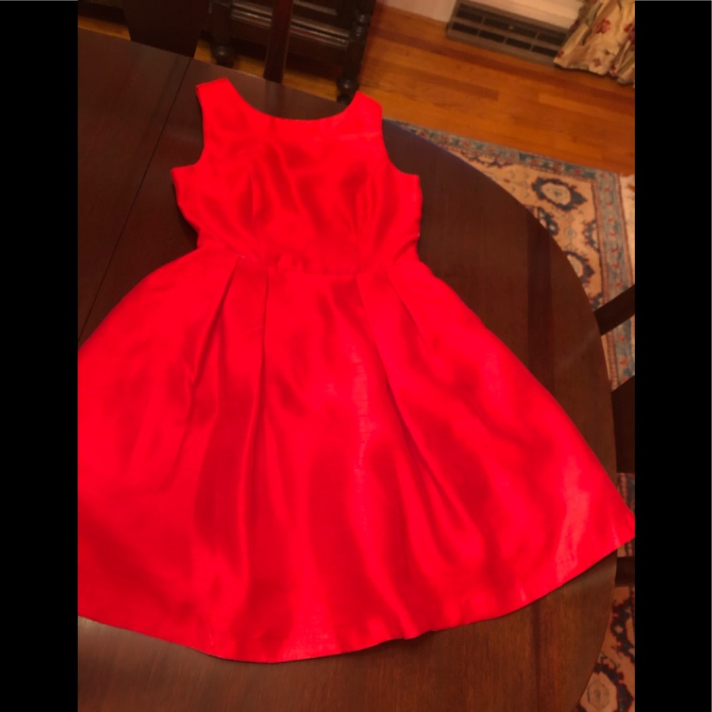 Red cocktail dress